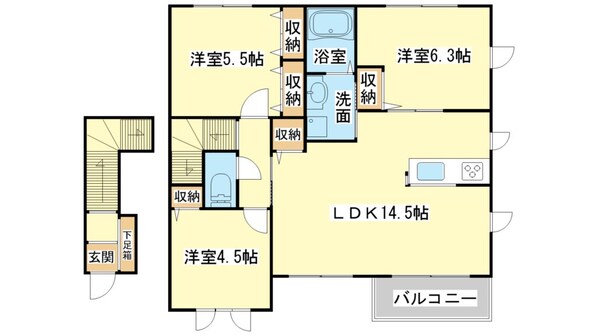 メゾン・ド・富永の物件間取画像